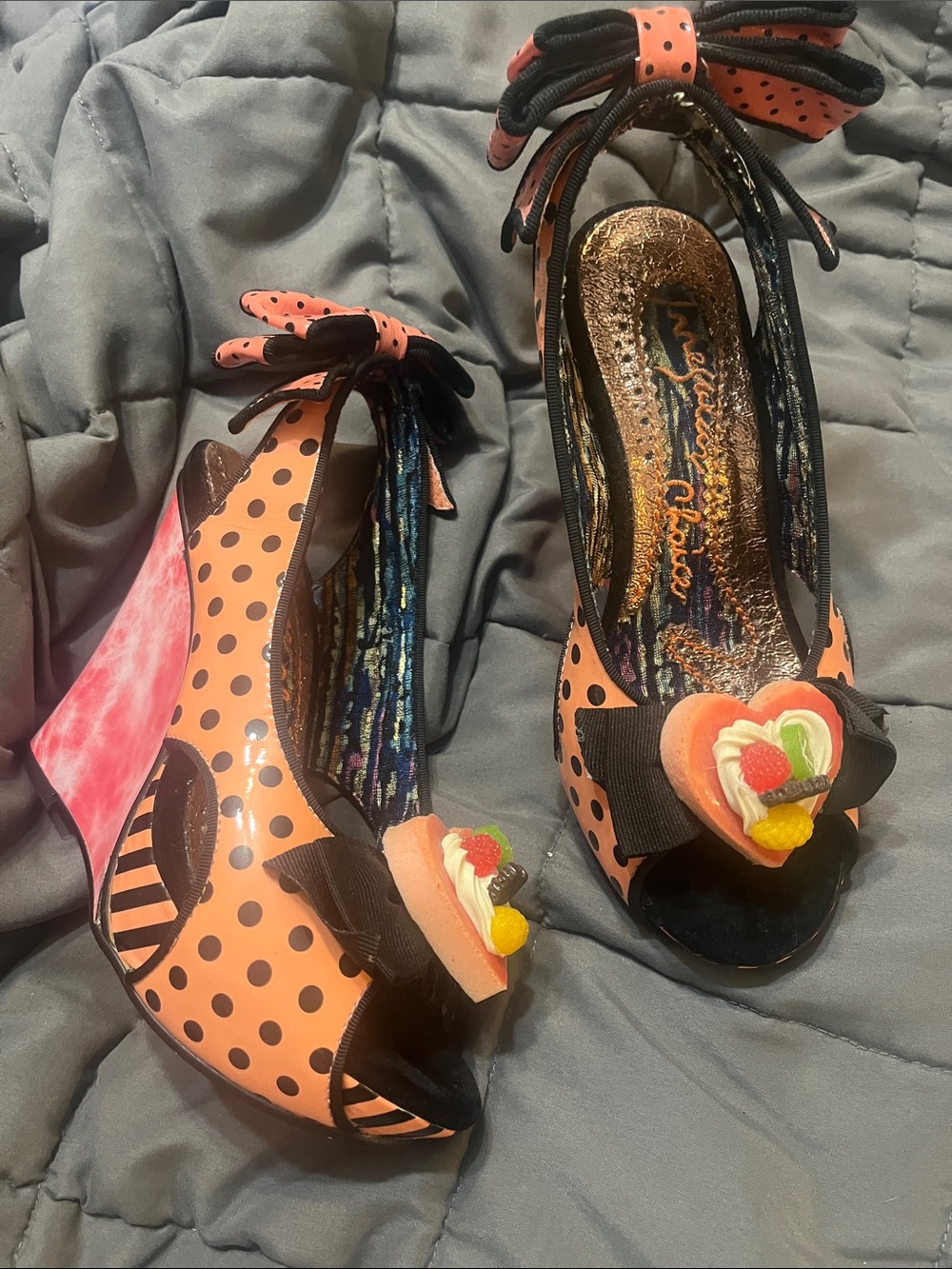 Irregular Choice slingback wedges 37